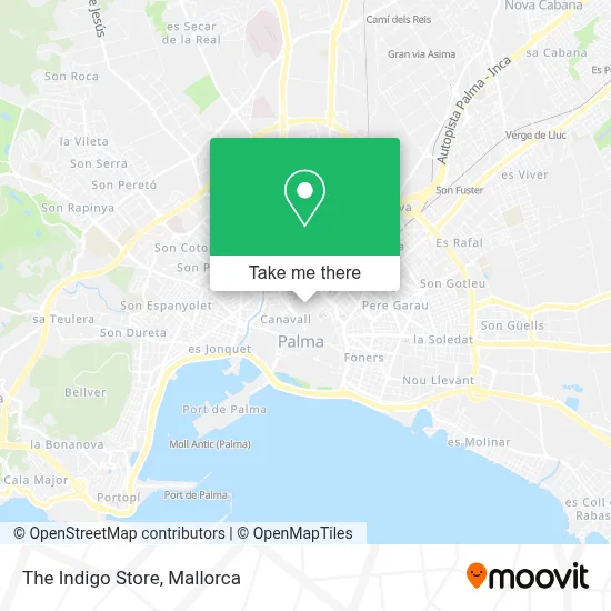 The Indigo Store map