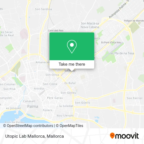 Utopic Lab Mallorca map