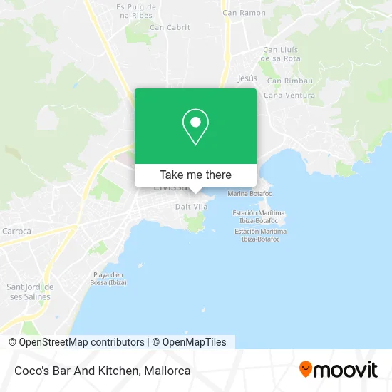 Coco's Bar And Kitchen map