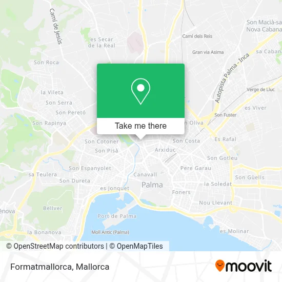 Formatmallorca map