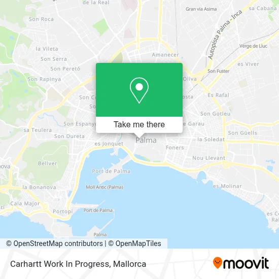 Carhartt Work In Progress map
