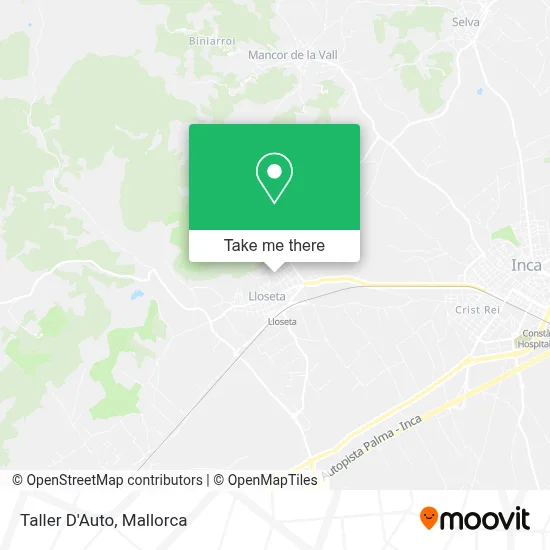 Taller D'Auto map