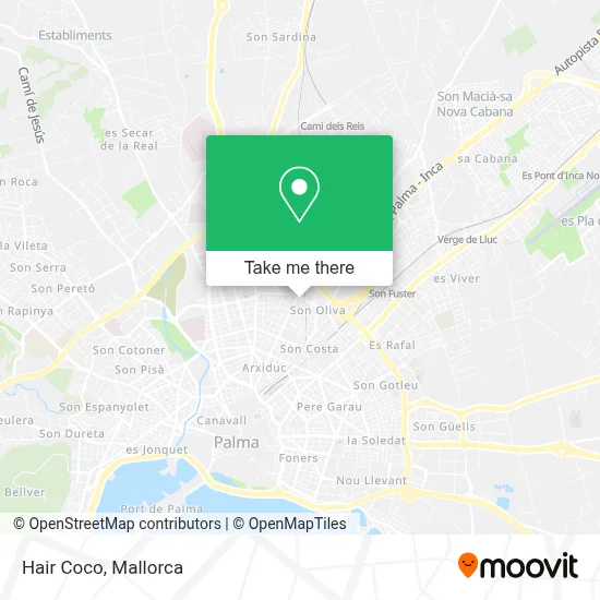 Hair Coco map