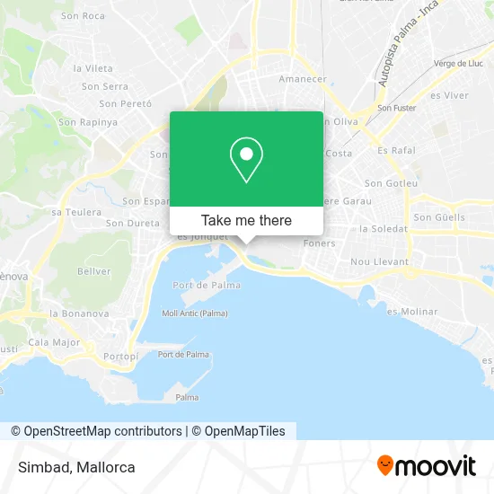 Simbad map