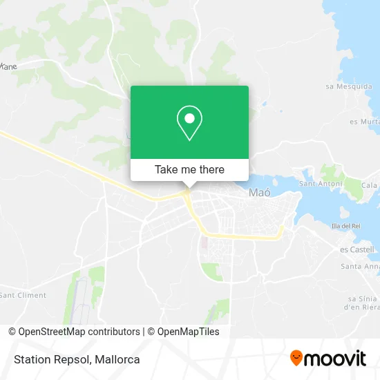 Station Repsol map