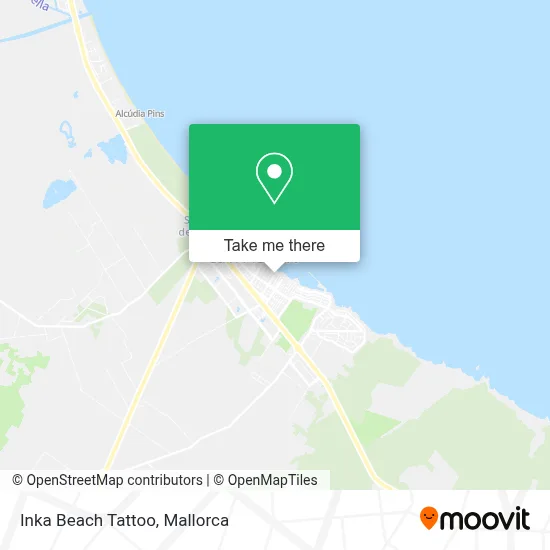 Inka Beach Tattoo map