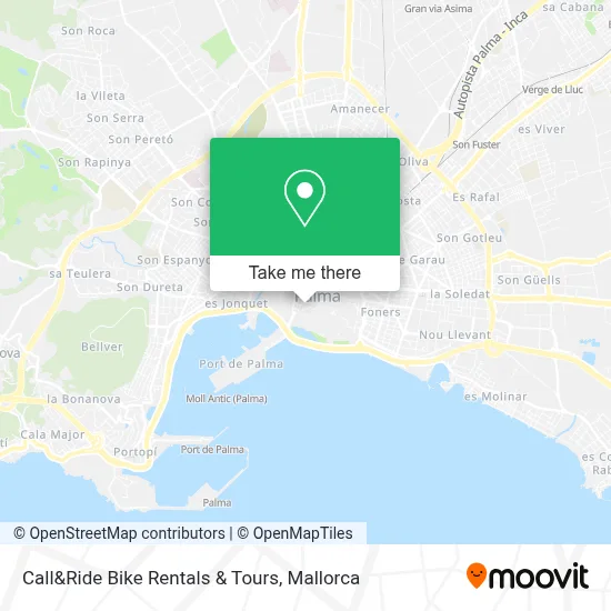 Call&Ride Bike Rentals & Tours map