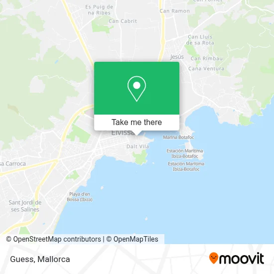 Guess map