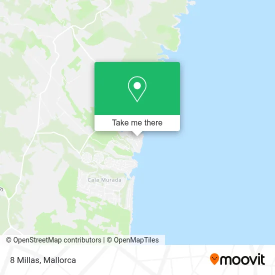 8 Millas map