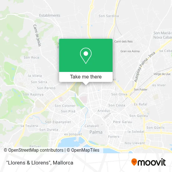 "Llorens & Llorens" map