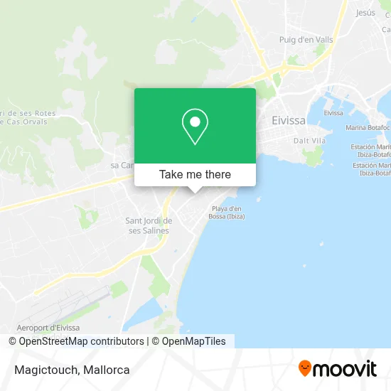 Magictouch map