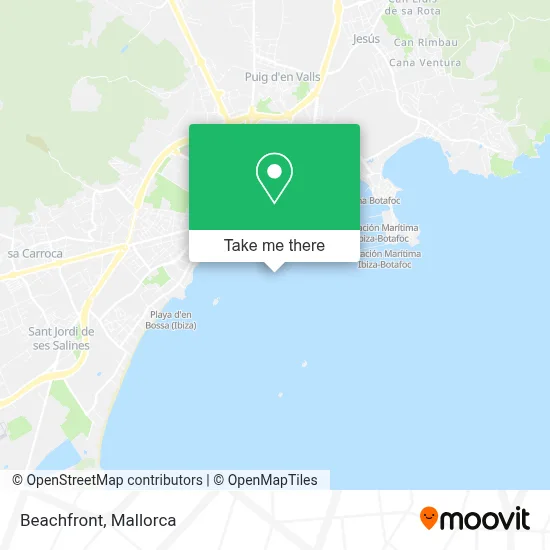 Beachfront map