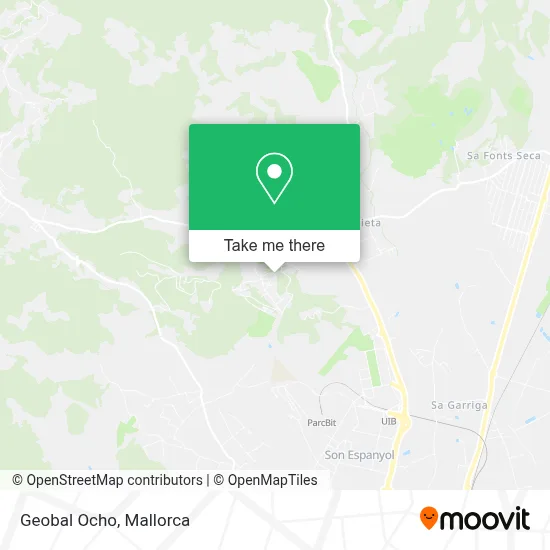 Geobal Ocho map