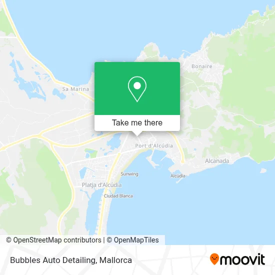 Bubbles Auto Detailing map