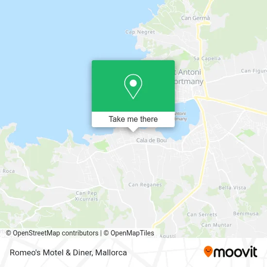 Romeo's Motel & Diner map