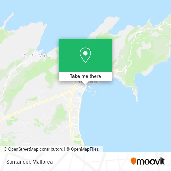 Santander map