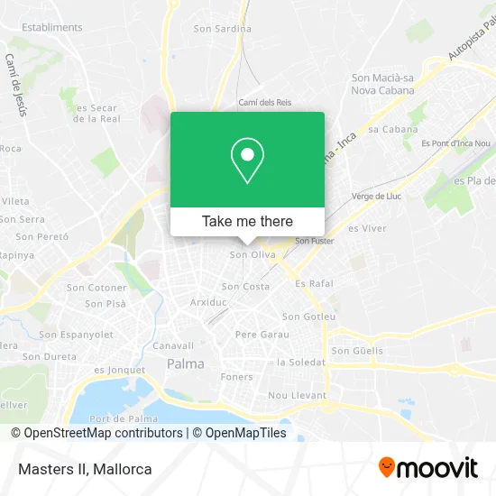 Masters II map