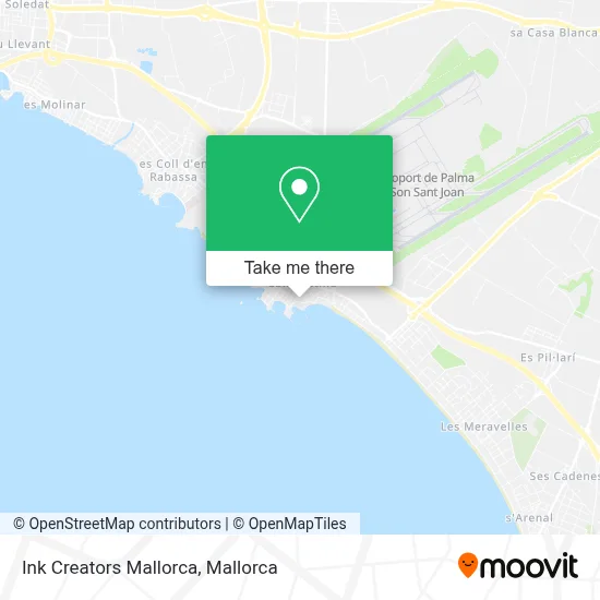 Ink Creators Mallorca map