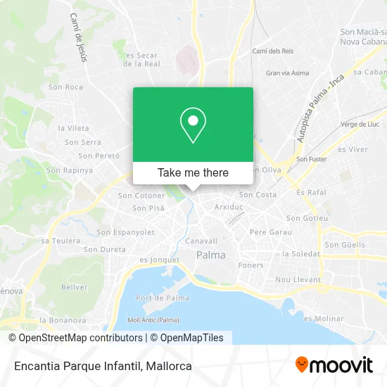 Encantia Parque Infantil map