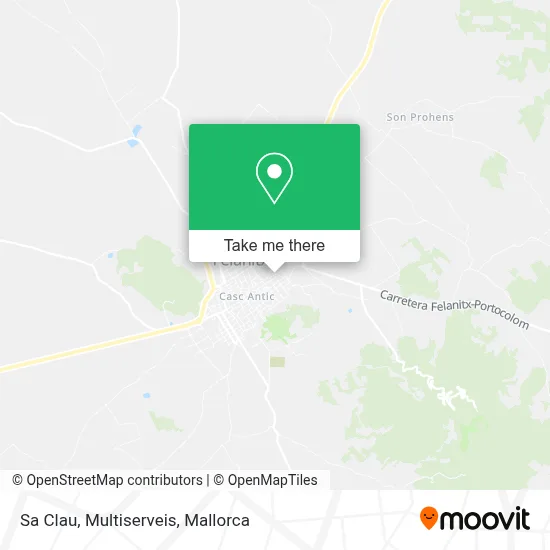 Sa Clau, Multiserveis map