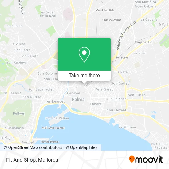 Fit And Shop map