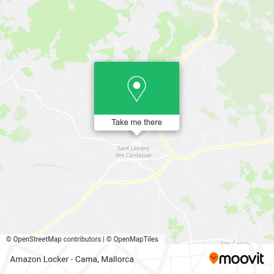 Amazon Locker - Cama map