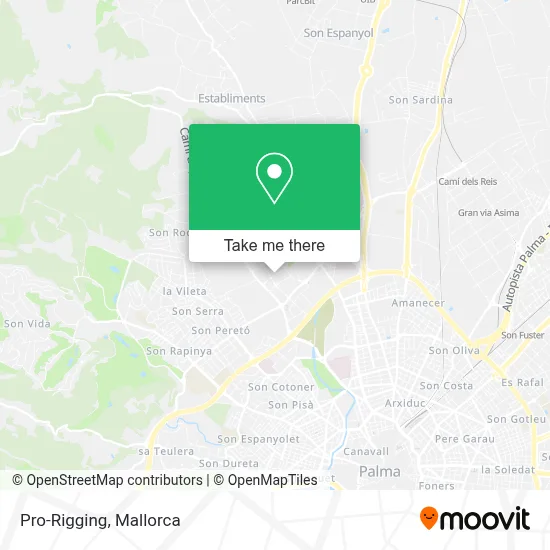 Pro-Rigging map