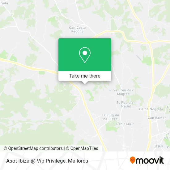 Asot Ibiza @ Vip Privilege map