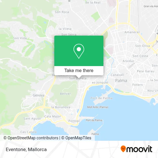 Eventone map