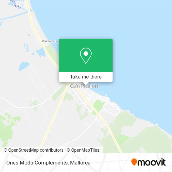 Ones Moda Complements map