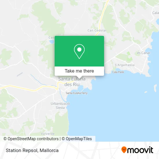 Station Repsol map