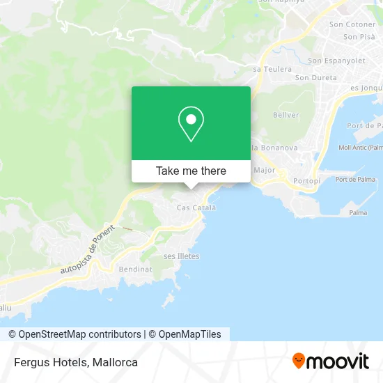 Fergus Hotels map