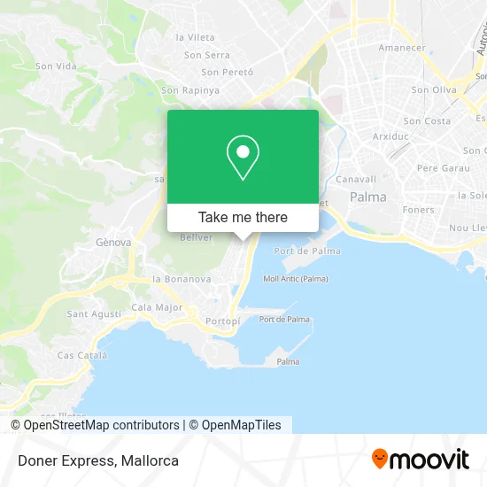 Doner Express map