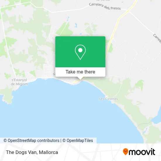 The Dogs Van map
