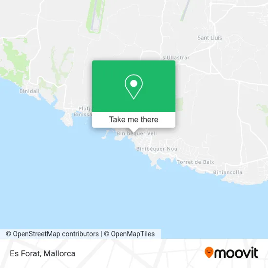Es Forat map