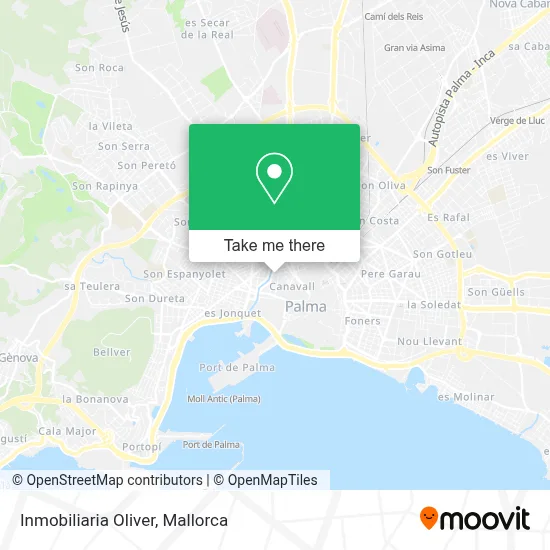 Inmobiliaria Oliver map