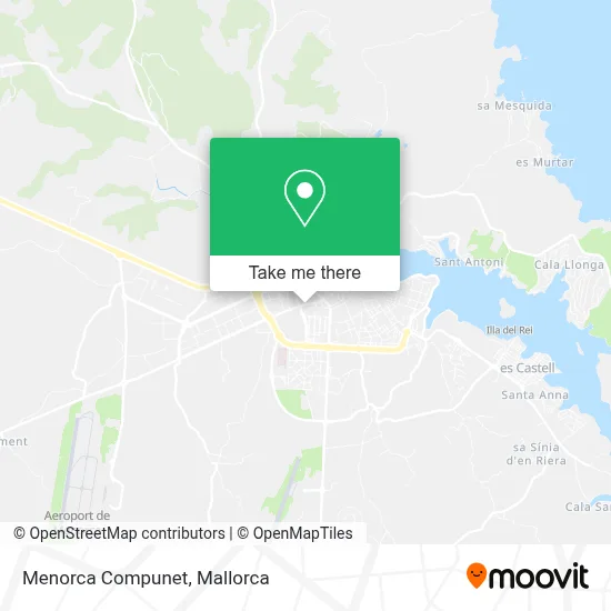 Menorca Compunet map