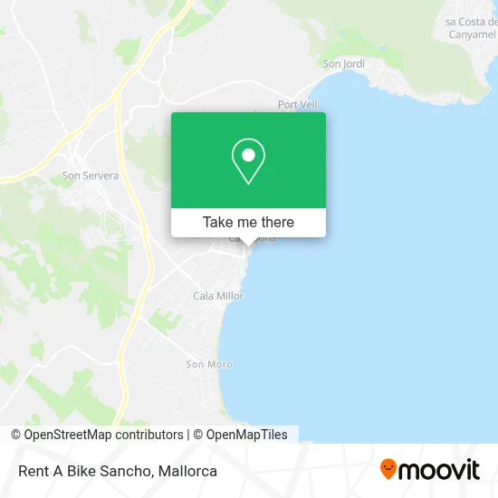 Rent A Bike Sancho map