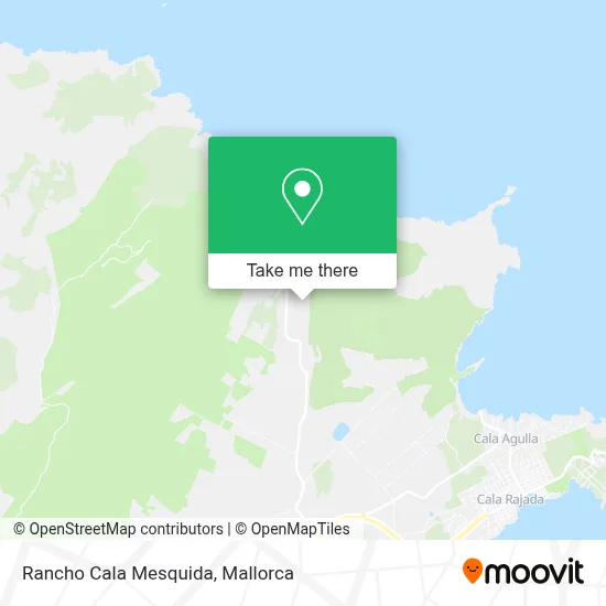 Rancho Cala Mesquida map