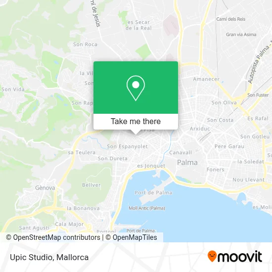 Upic Studio map