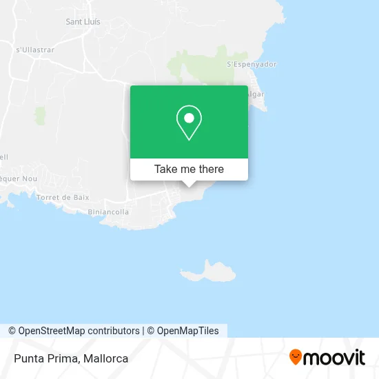 Punta Prima map