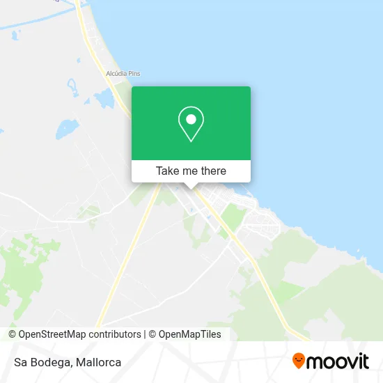 Sa Bodega map