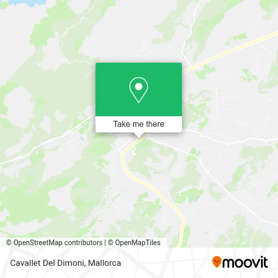 Cavallet Del Dimoni map
