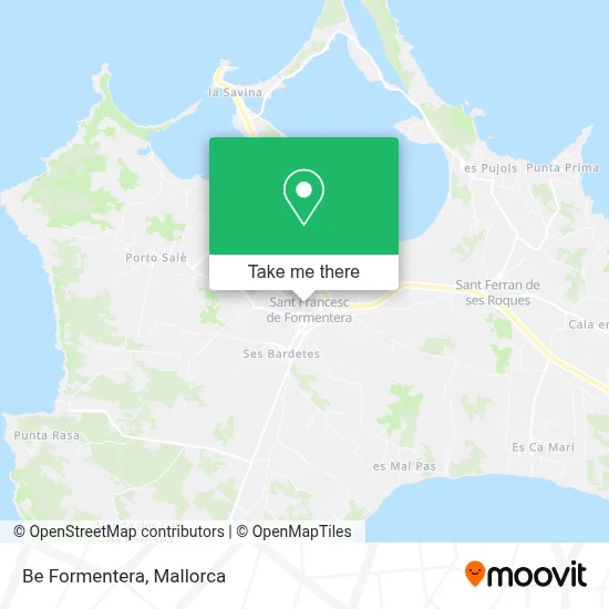 Be Formentera map