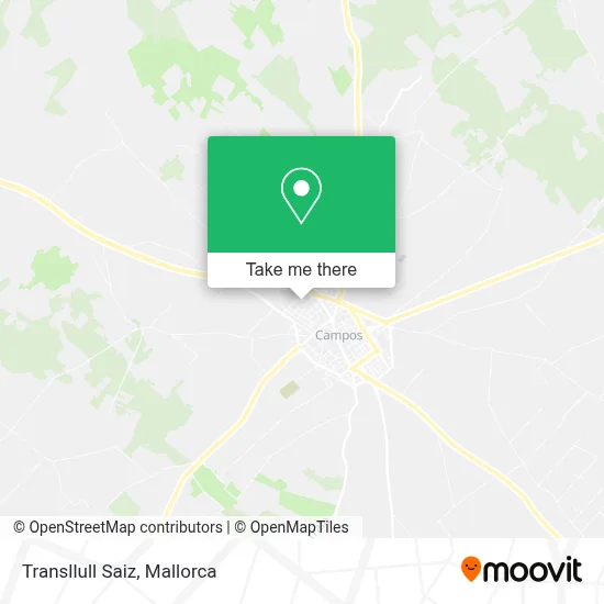 Transllull Saiz map