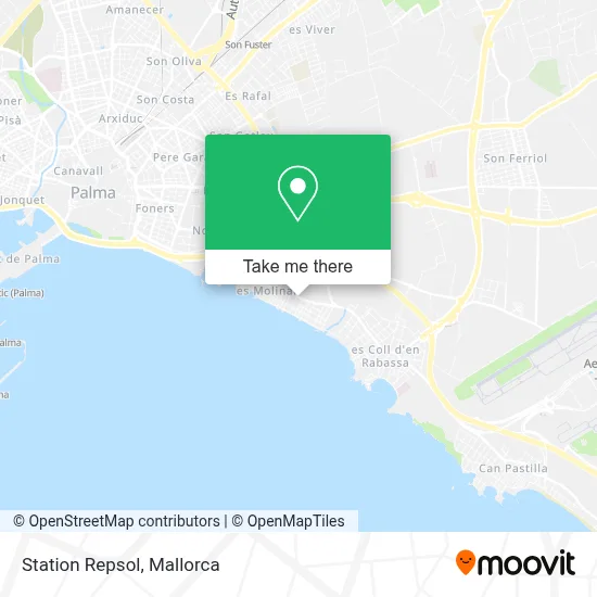 Station Repsol map