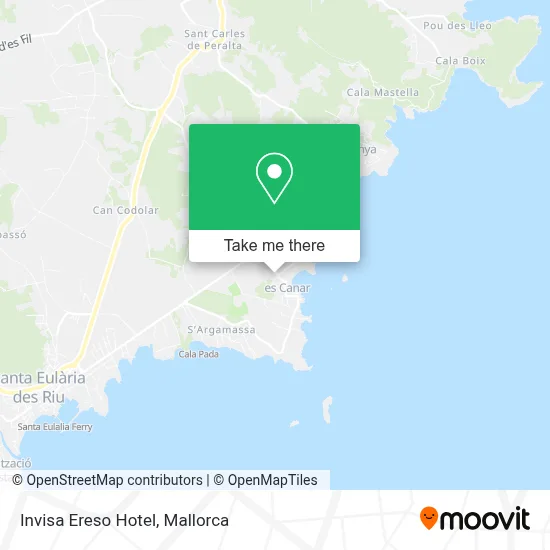 Invisa Ereso Hotel map