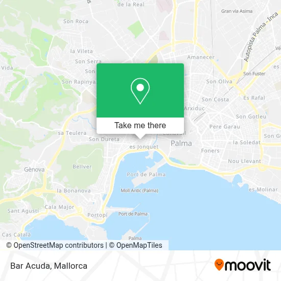 Bar Acuda map