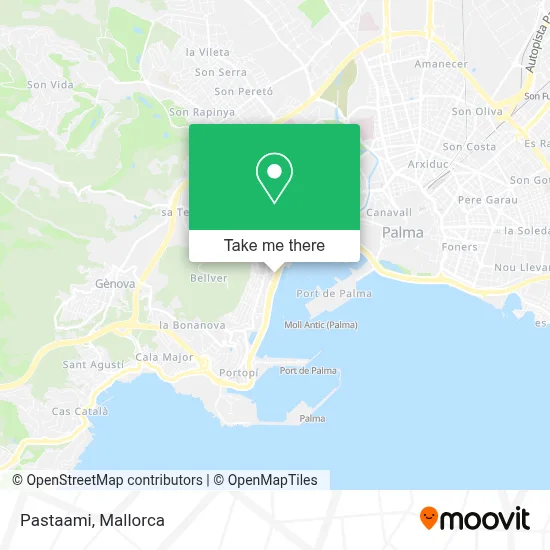 Pastaami map
