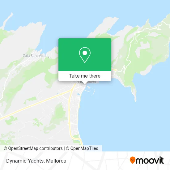 Dynamic Yachts map